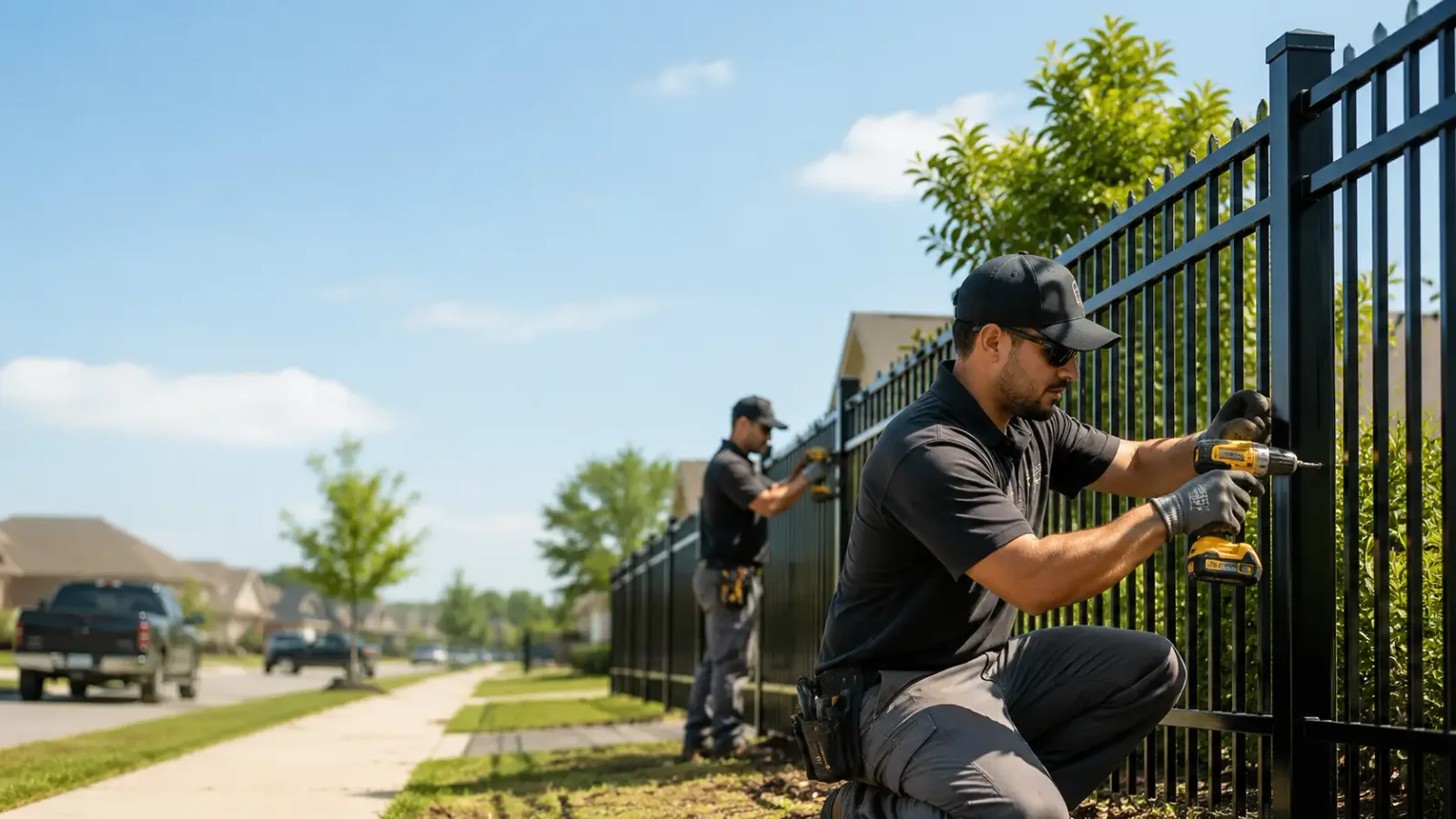 Metal Fence Installation in Groesbeck, TX